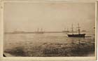 Ships driven ashore off Margate by the storm [CDV] | Margate History